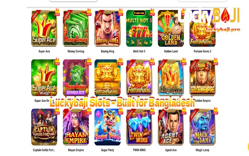 Luckybaji Slots – Built for Bangladesh