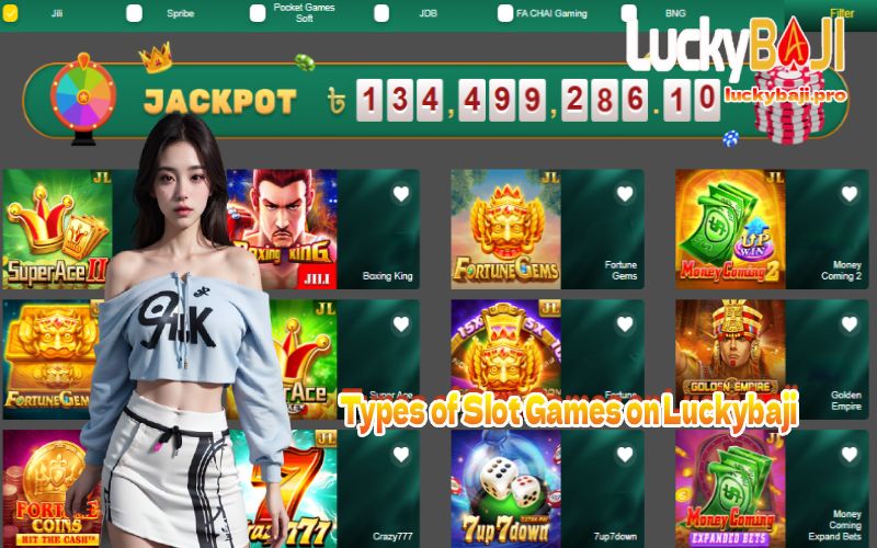 Types of Slot Games on Luckybaji